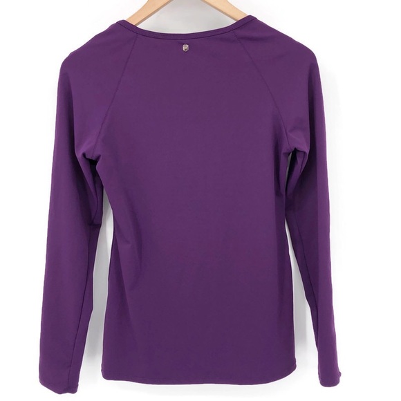 Fabletics Purple Angeline Top W/ Cutout Sleeves SM - Picture 5 of 8